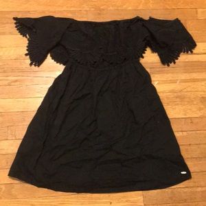 Black lace cover up/dress